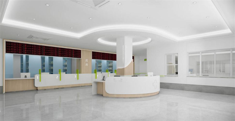 合肥醫院設計：4500平綜合醫院設計效果圖